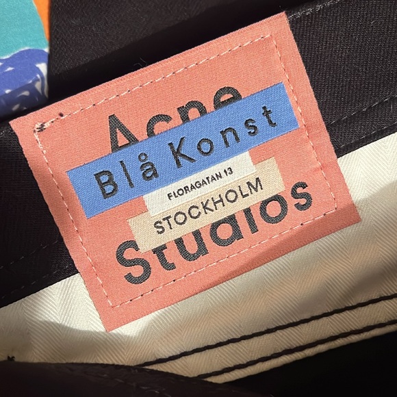 ACNE STUDIOS BLACK NORTH STAY JEANS - Picture 4 of 7